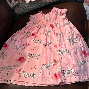 Pink Chicken Pink Dalmatian Dress